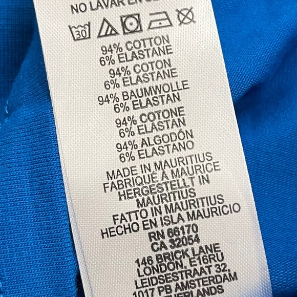 Urban Outfitters Slashed Mini Dress Blue XS - Picture 9 of 12